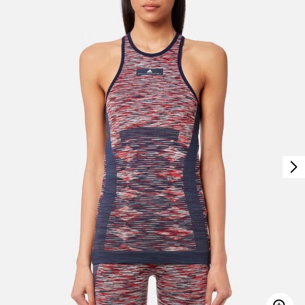 Adidas By Stella McCartney Yoga Seamless Space-dye Tank Top Size L - Picture 10 of 10